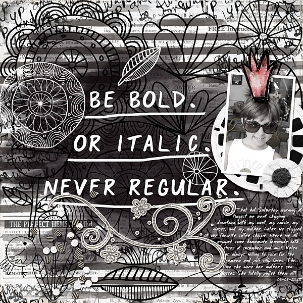 Be bold