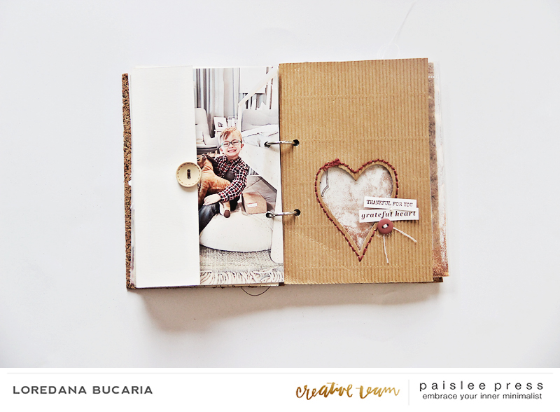 Be grateful mini album page close