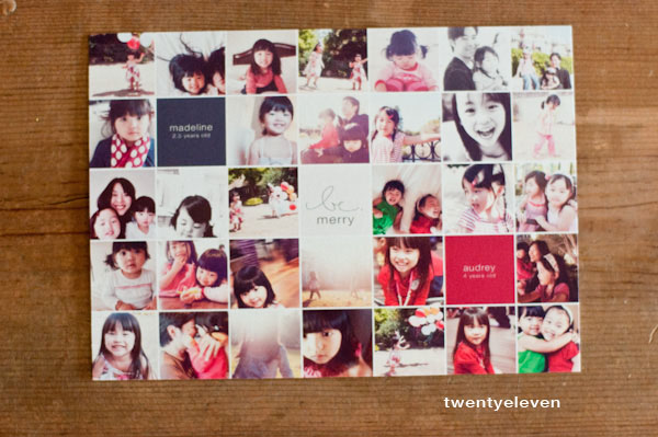 be merry holiday card (2011)