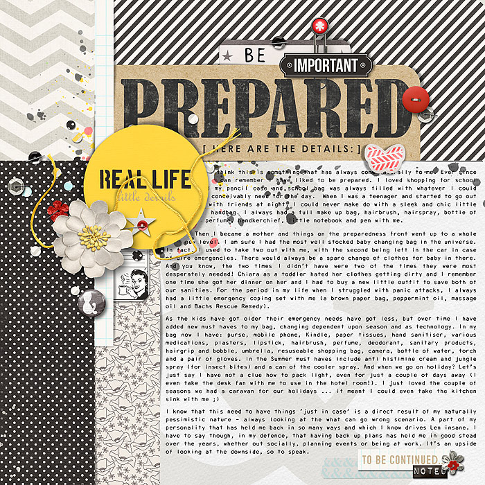 Be Prepared - MOC4 Day 8