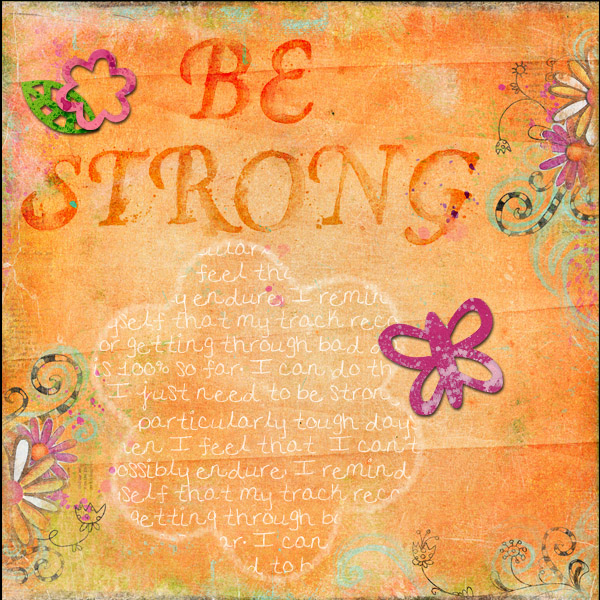be strong
