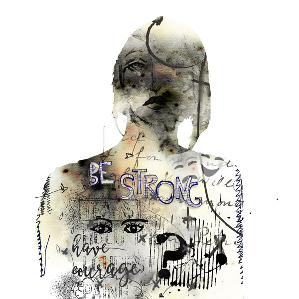 Be Strong_MOC day 11 - Art Journaling