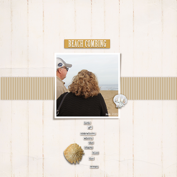 Beach Combing (Dec Scraplift challenge)