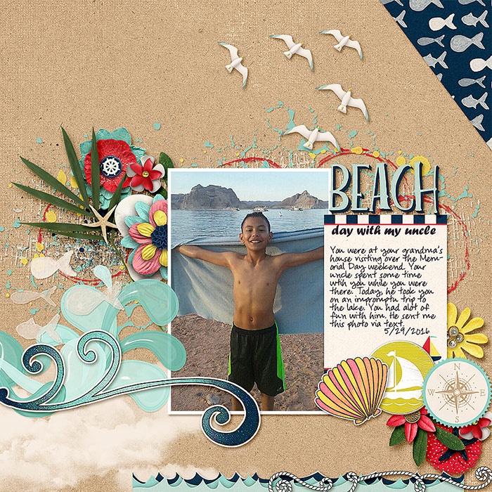 Beach Day with Uncle