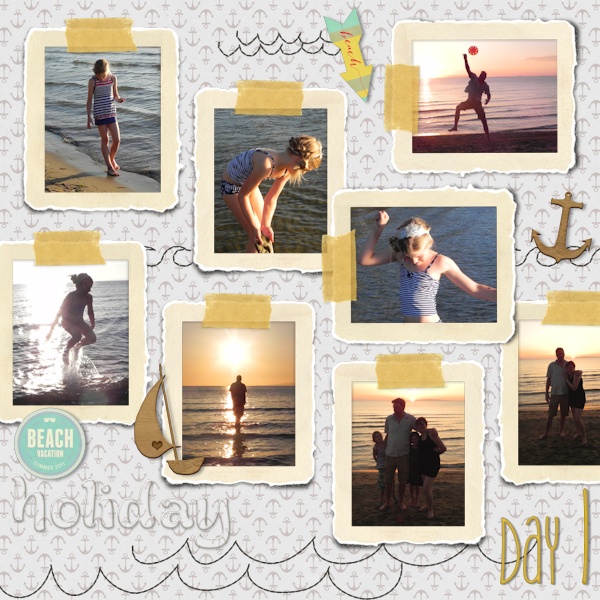 beach holiday day 1