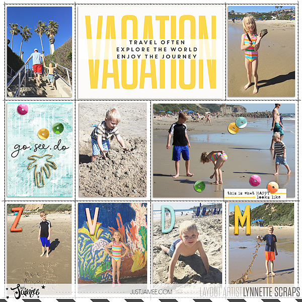 beach vacation - left side