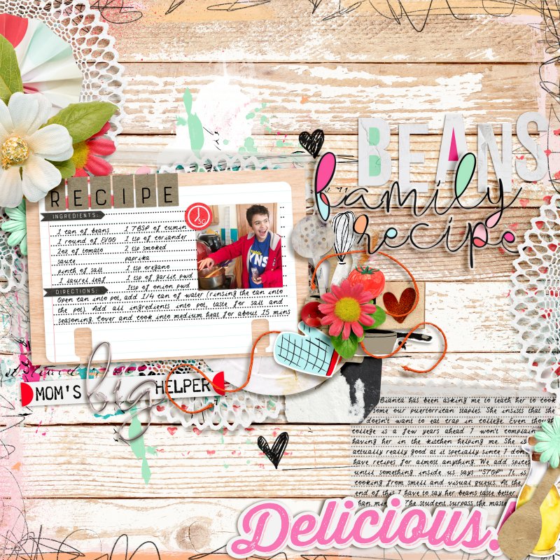 Beans Family Recipe, Delicious - Recipe Challenge - Xmas in July