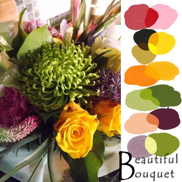 Beautiful Bouquet - BYOC swatch inspiration challenge