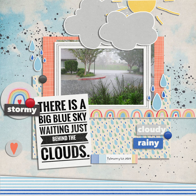 behind the clouds
