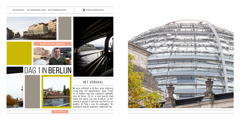 Berlin 2013 Photo Album - DOUBLE SPREAD #1
