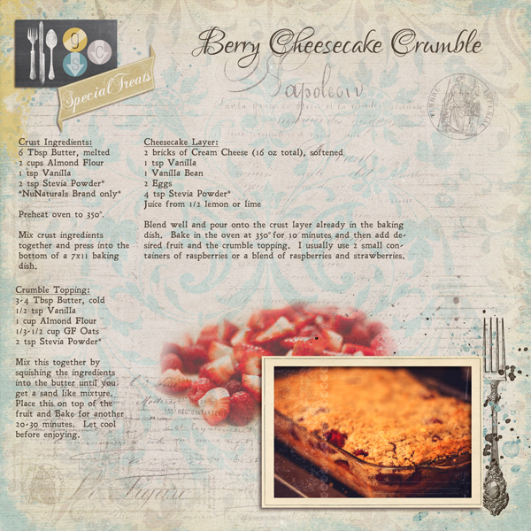 Berry Cheesecake Crumble