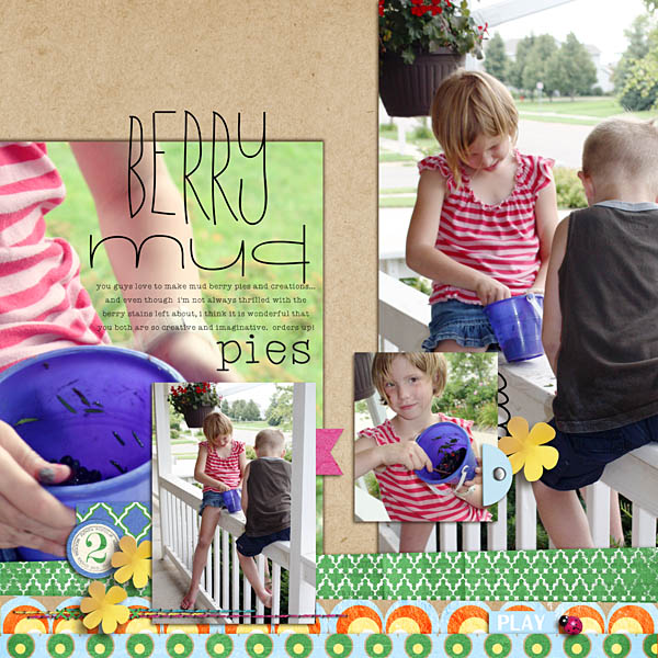 berry mud pies