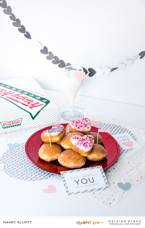 Besides donuts, YOU are my favorite - Valentine Breakfast