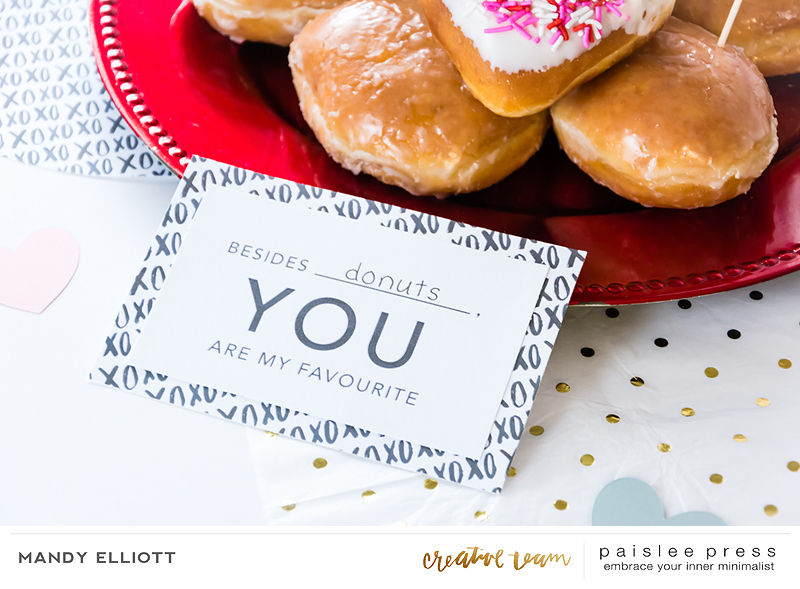 Besides donuts, YOU are my favorite - Valentine Breakfast