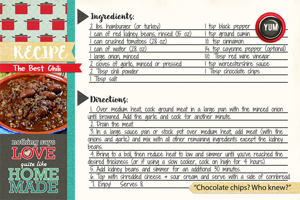 Best Chili Recipe