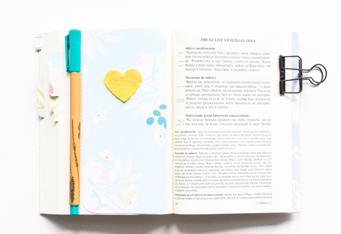 Bible bookmark made with Elysian Papers