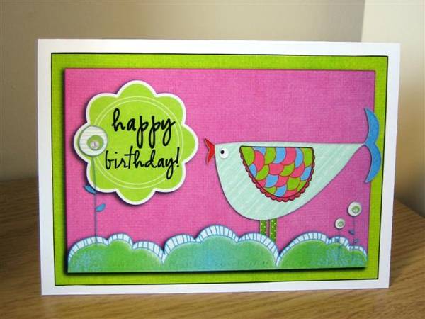 Bird Birthday Card