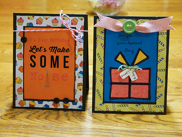 Birthday Blast Cards - set 2
