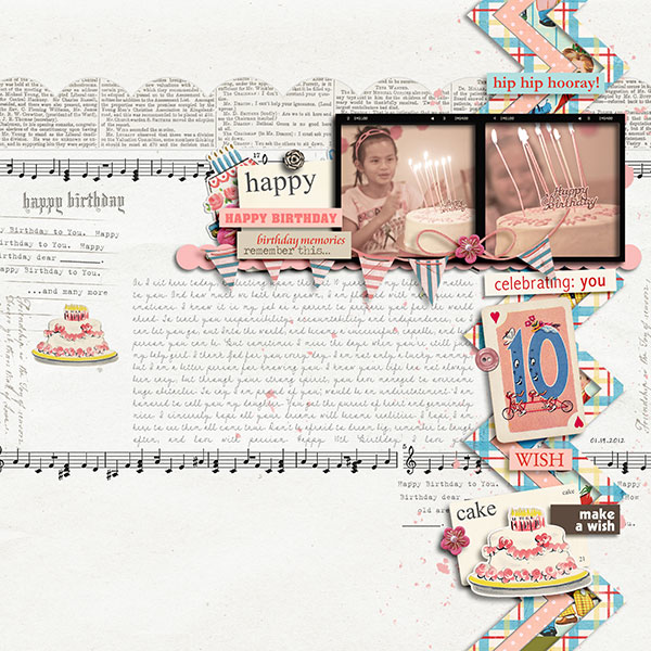 Birthday Cake Bundle | by Sahlin Studio  01.20.13