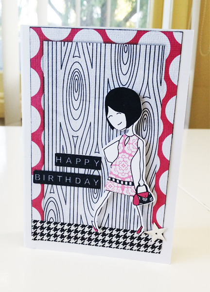 birthday card girl