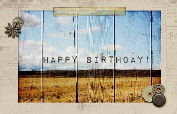 Birthday Card!  :)