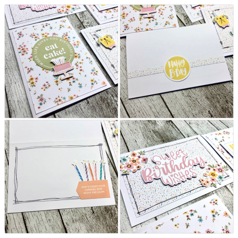 Birthday cards - details