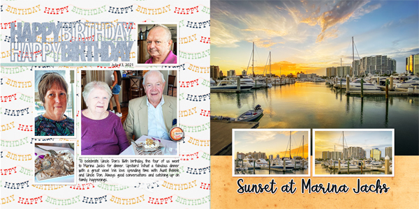Birthday Dinner and Sunset