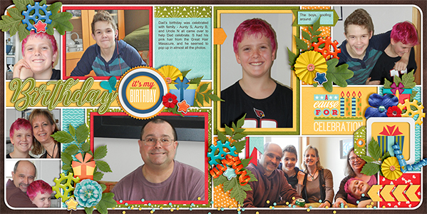 Birthday (double page)