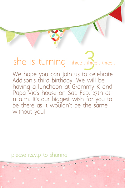 Birthday Invite