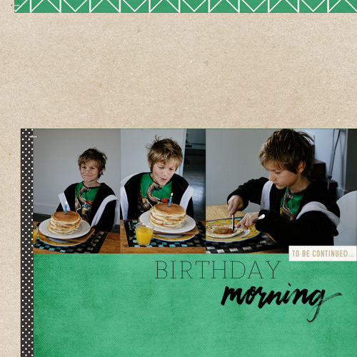 Birthday Morning