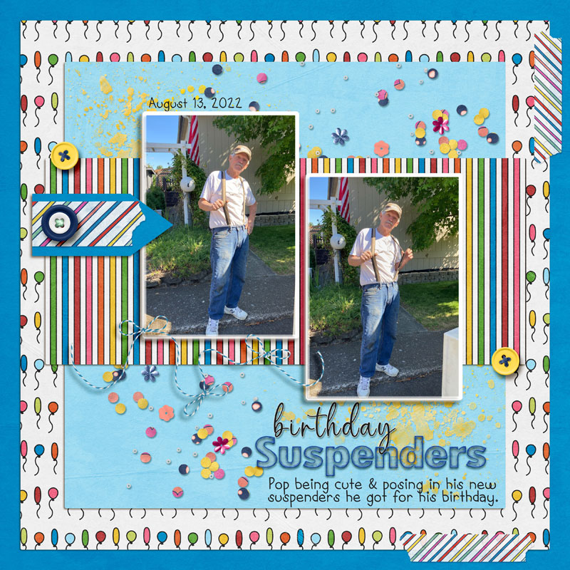 Birthday Suspenders