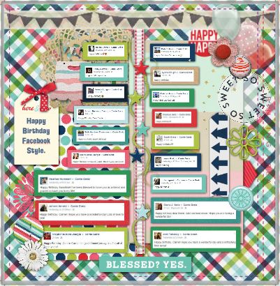 Birthday Wishes and Scraplift