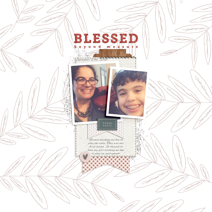 Blessed Beyond Measure - Scraplift Challenge