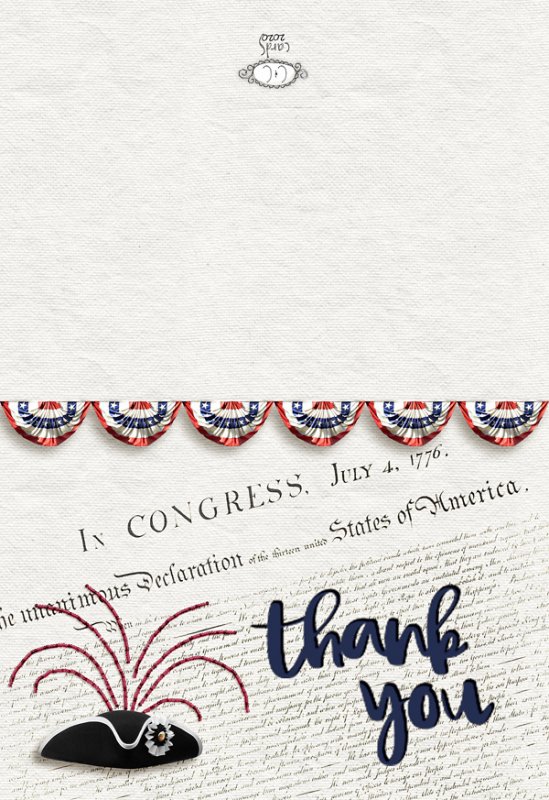 Block Party Thank you Notecard