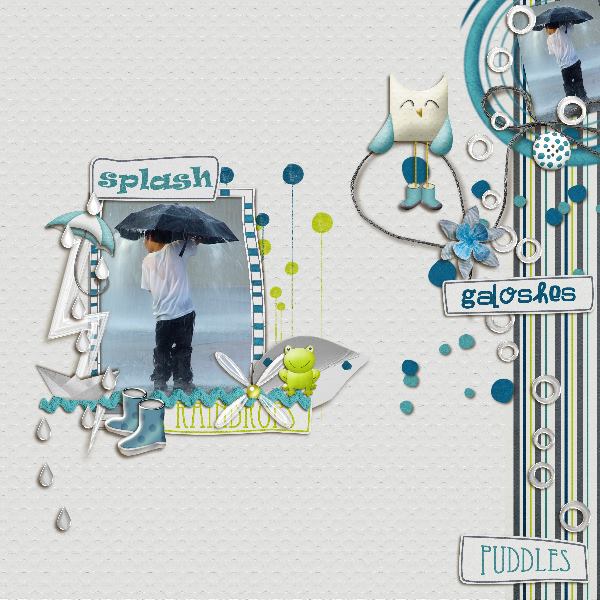 Blue Galoshes