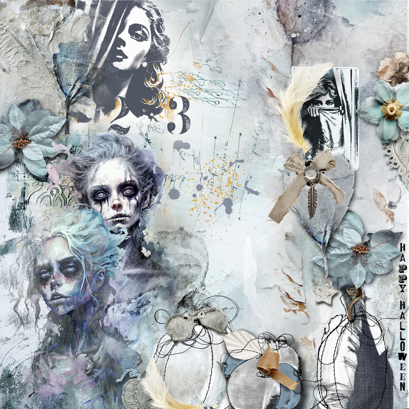 blue halloween