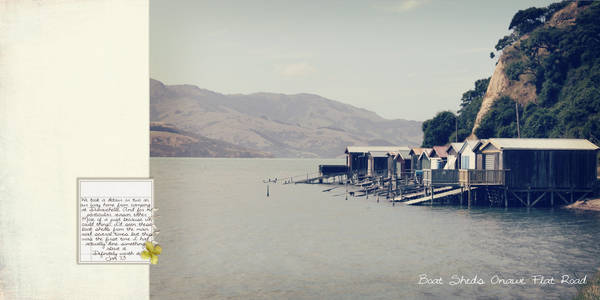 Boat Sheds detour - Day 9 double page challenge