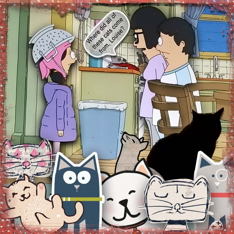 Bob's Burgers Season 1960 Episode 62 Louise Cat Sits