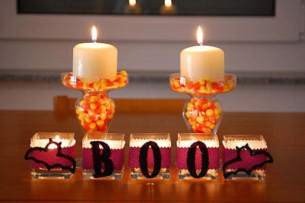 Boo Candle Holders