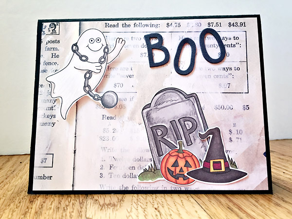 Boo Hybrid Halloween Card