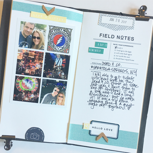book of us - traveler's notebook hybrid