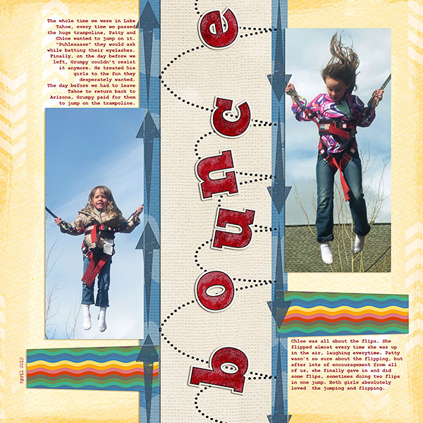 Bounce - Jan 4 Realistic Stamping Challenge