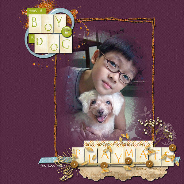 Boy-Dog-Playmate