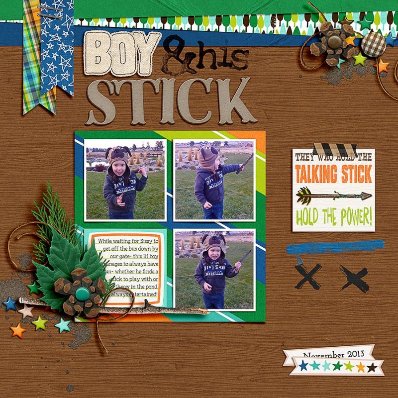 Boy & his Stick