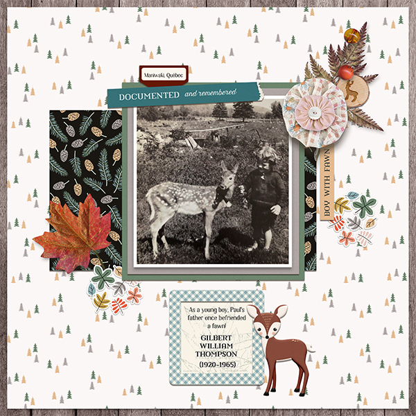 Boy with Fawn: Paperly