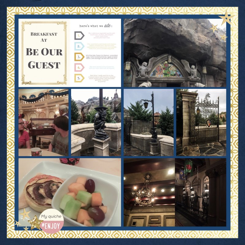 Breakfast at BE Our Guest (for faniversary Details challenge)