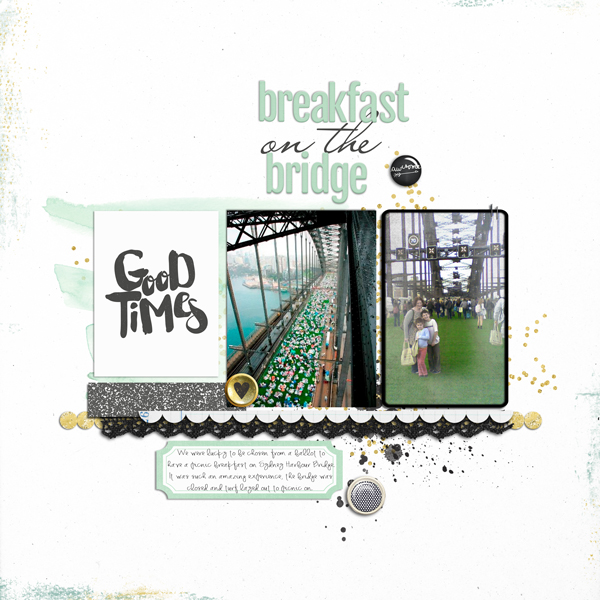 breakfast on the bridge