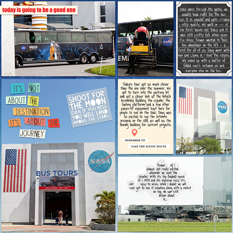 Brendazzle Kennedy Space Center bus tour (left)