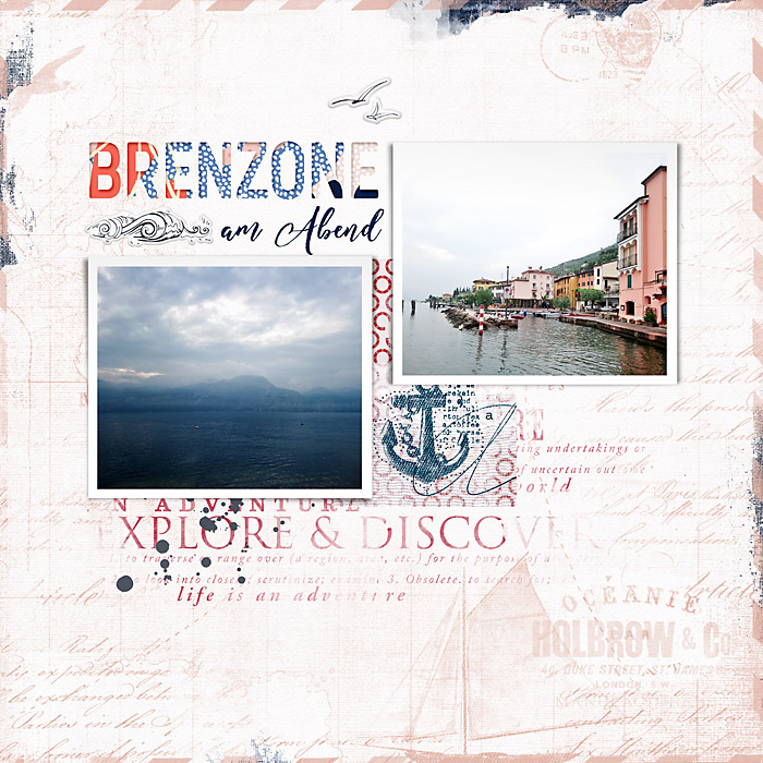 Brenzone in the evening