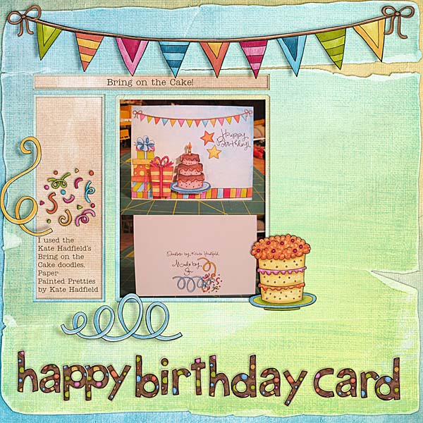 Bring On the Cake Card